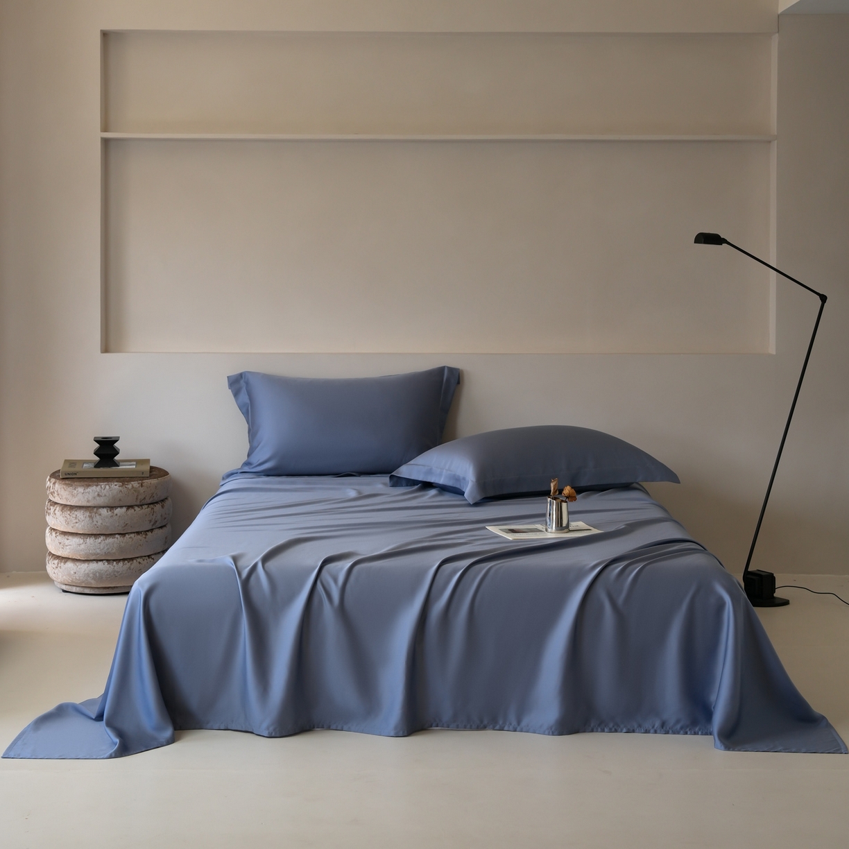 简纯主义 2026新款100S超细旦进口兰精天丝单床单床单单件 太妃灰