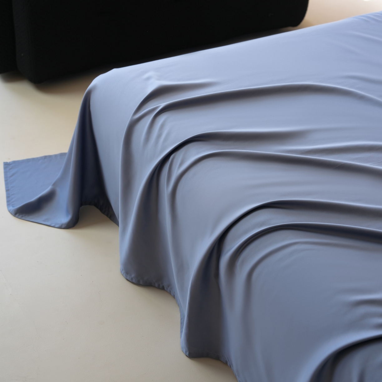 91家纺网 家纺一手货源 找家纺 简纯主义 2026新款100S超细旦进口兰精天丝单床单床单单件 太妃灰