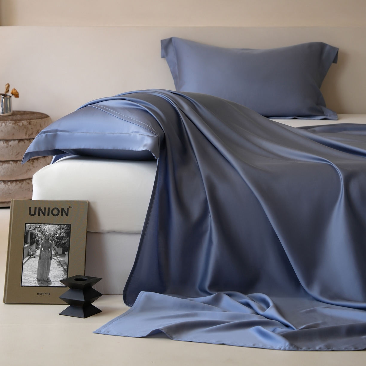 91家纺网 家纺一手货源 找家纺 简纯主义 2026新款100S超细旦进口兰精天丝单床单床单单件 太妃灰