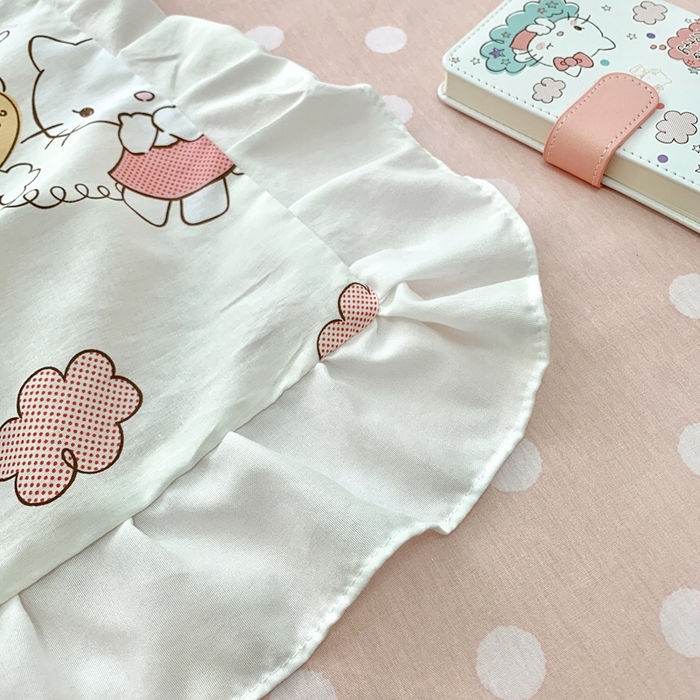 91家纺网 家纺一手货源 找家纺 朵希曼 2026新款全棉纯棉三丽鸥花边款四件套 花边款-甜心凯蒂