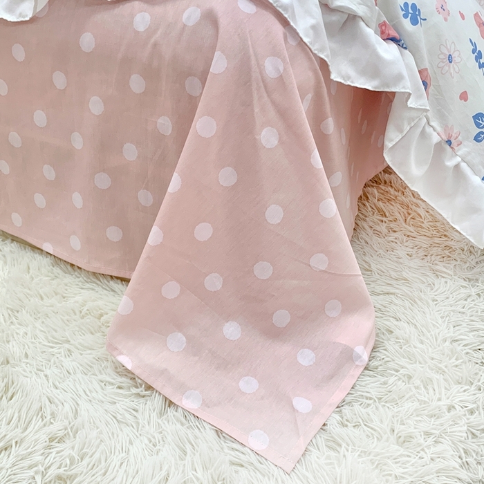 91家纺网 家纺一手货源 找家纺 朵希曼 2026新款全棉纯棉三丽鸥花边款四件套 花边款-花花凯蒂