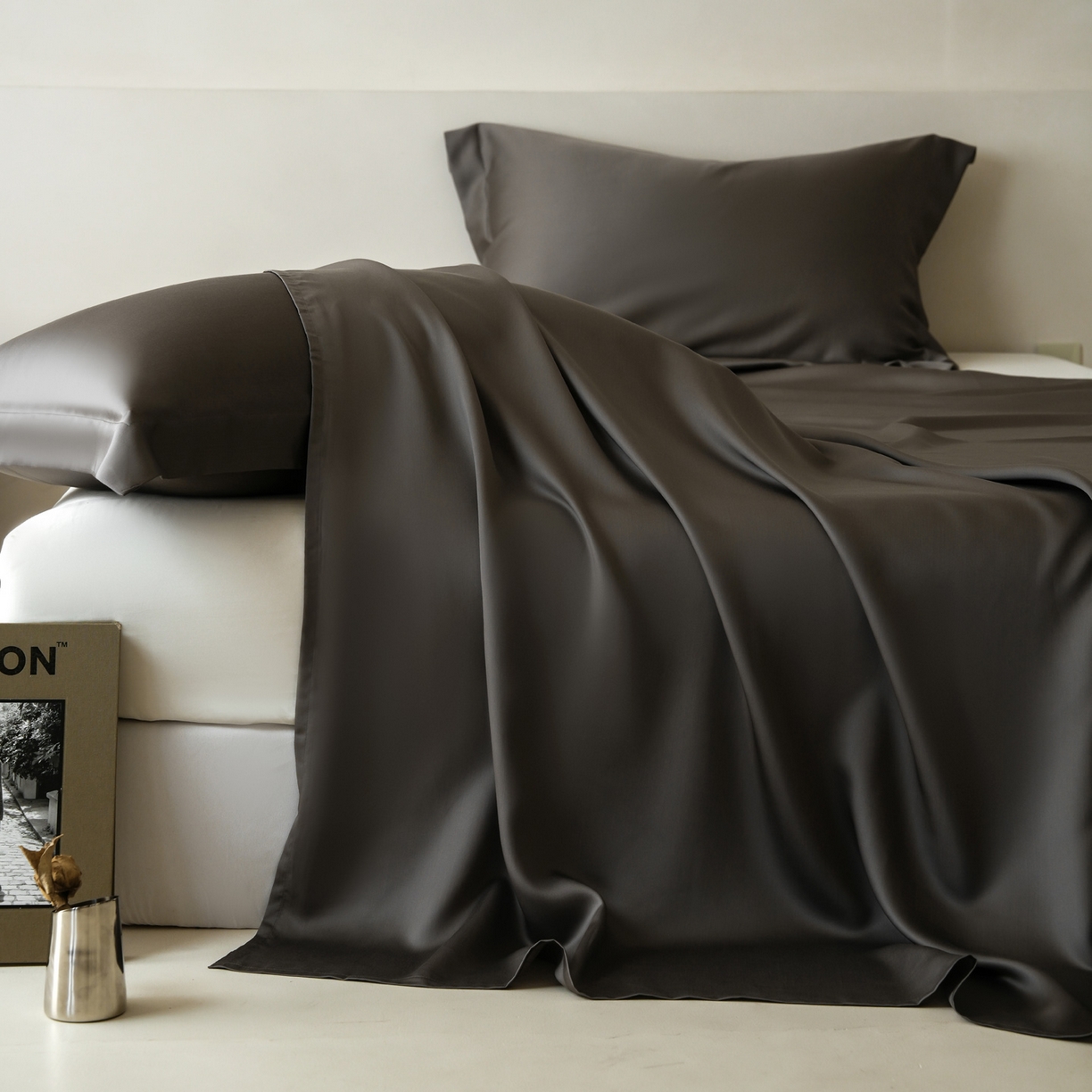 91家纺网 家纺一手货源 找家纺 简纯主义 2026新款100S超细旦进口兰精天丝单床单床单单件 雾迷