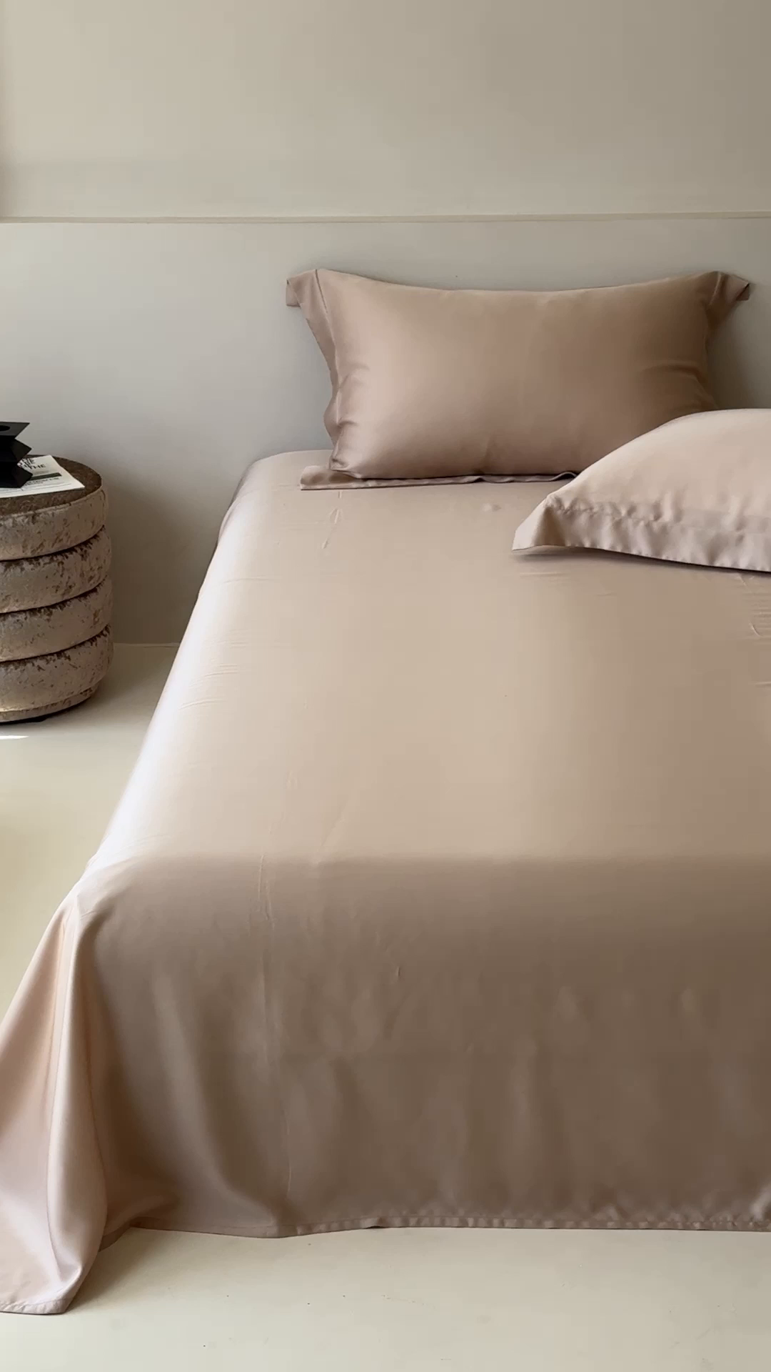 91家纺网 家纺一手货源 找家纺 简纯主义 2026新款100S超细旦进口兰精天丝单床单床单单件 新雅棕