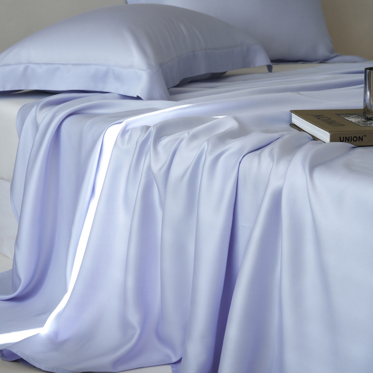 91家纺网 家纺一手货源 找家纺 简纯主义 2026新款100S超细旦进口兰精天丝单床单床单单件 云醉了