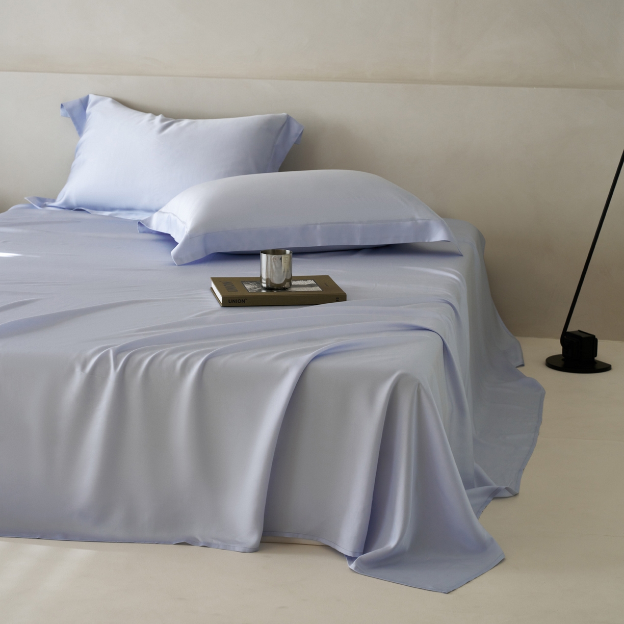 91家纺网 家纺一手货源 找家纺 简纯主义 2026新款100S超细旦进口兰精天丝单床单床单单件 云醉了