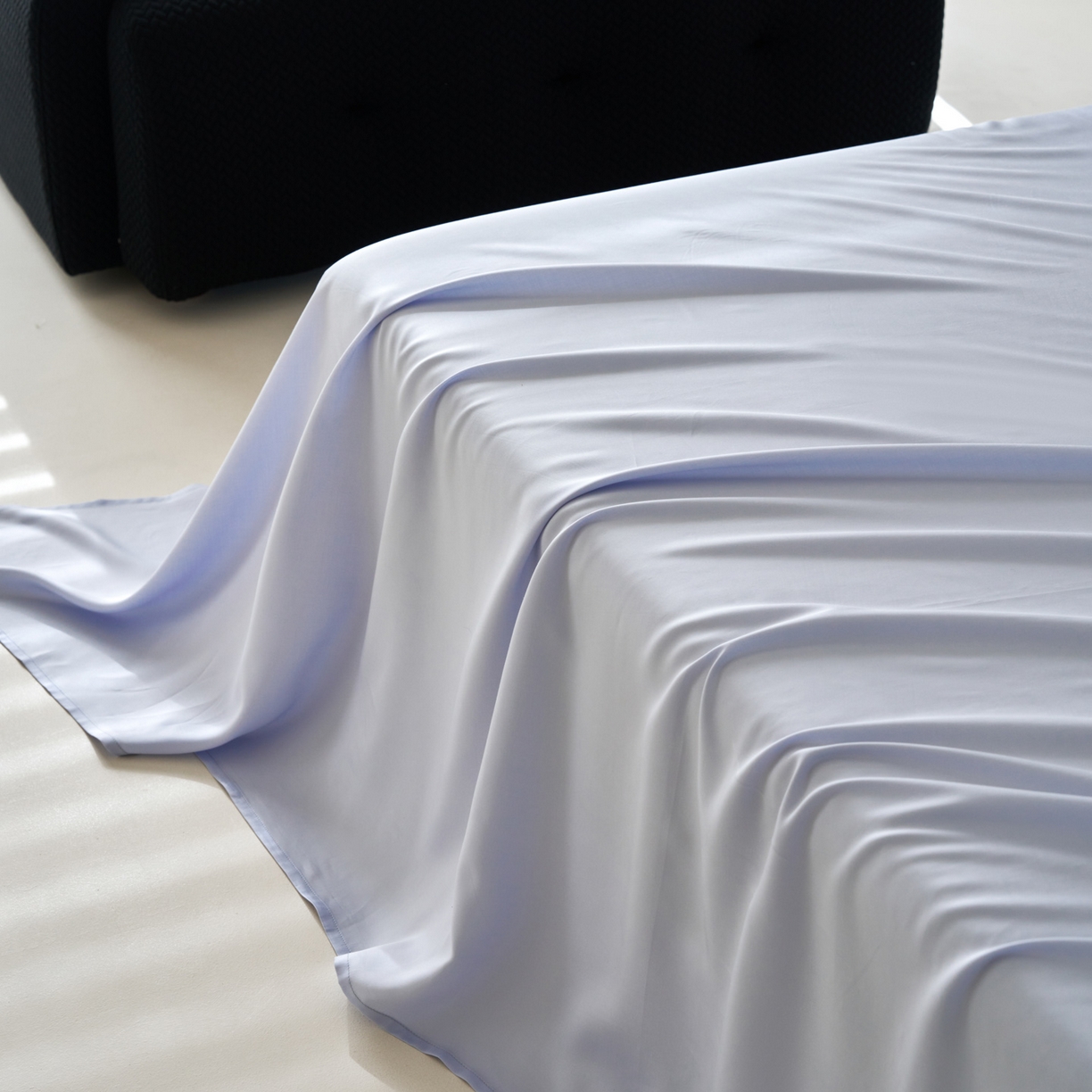 91家纺网 家纺一手货源 找家纺 简纯主义 2026新款100S超细旦进口兰精天丝单床单床单单件 云醉了