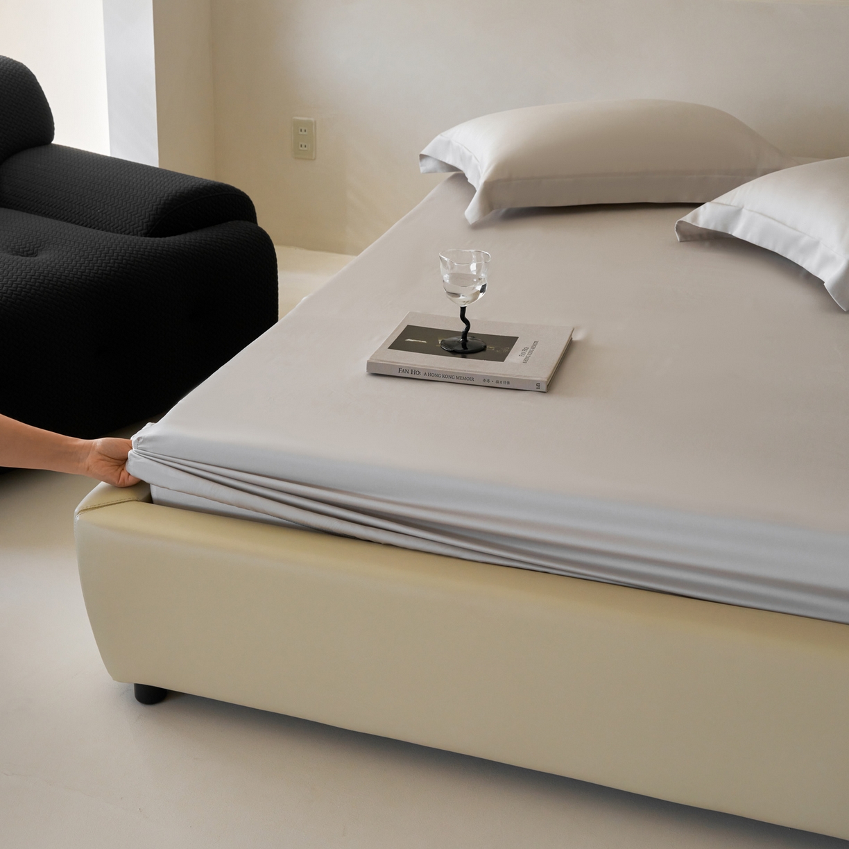 91家纺网 家纺一手货源 找家纺 （总）简纯主义 2026新款100S超细旦进口兰精天丝单床笠床笠单件