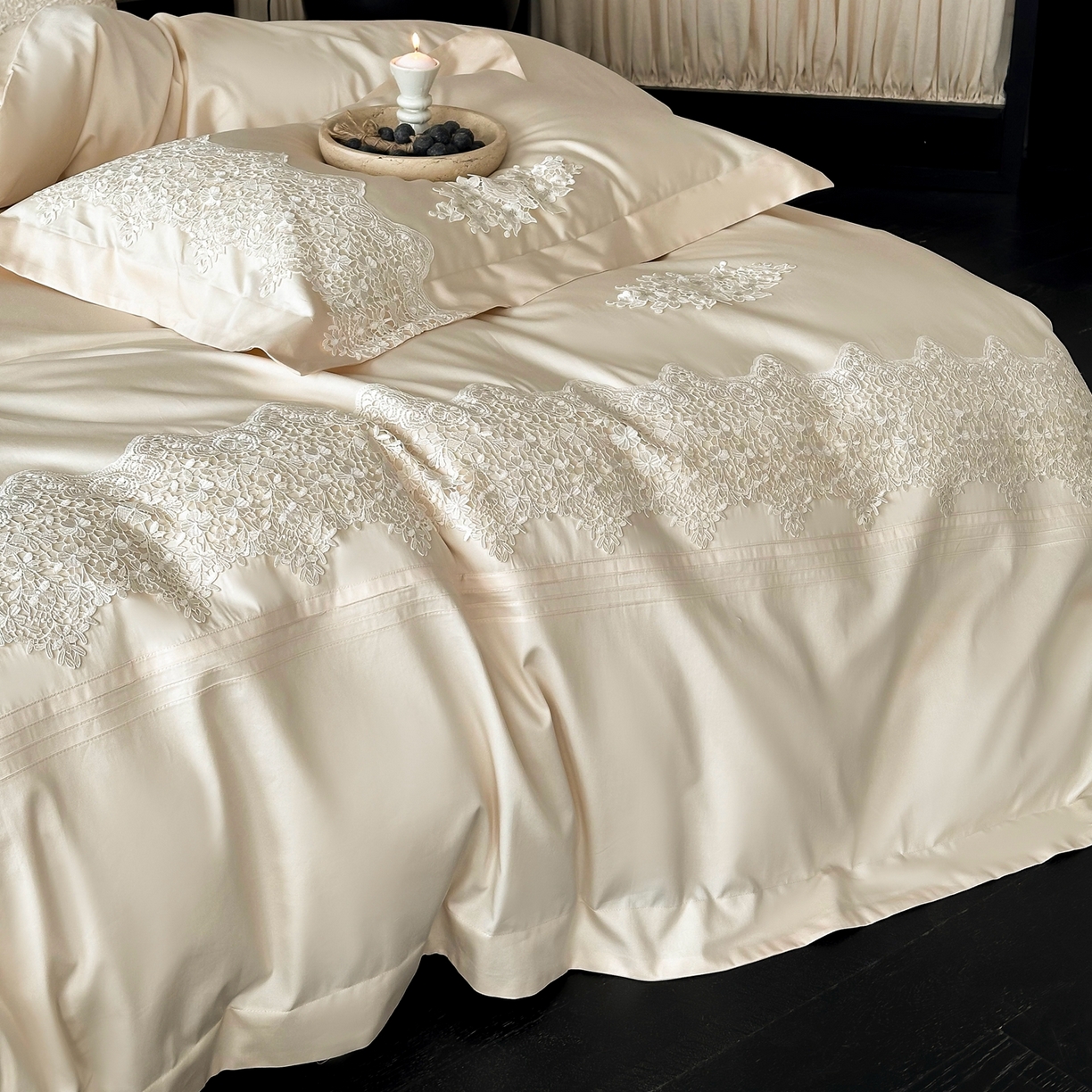 91家纺网 家纺一手货源 找家纺 （总）满座家居 2026新款50双股长绒棉纯棉四件套-漫语