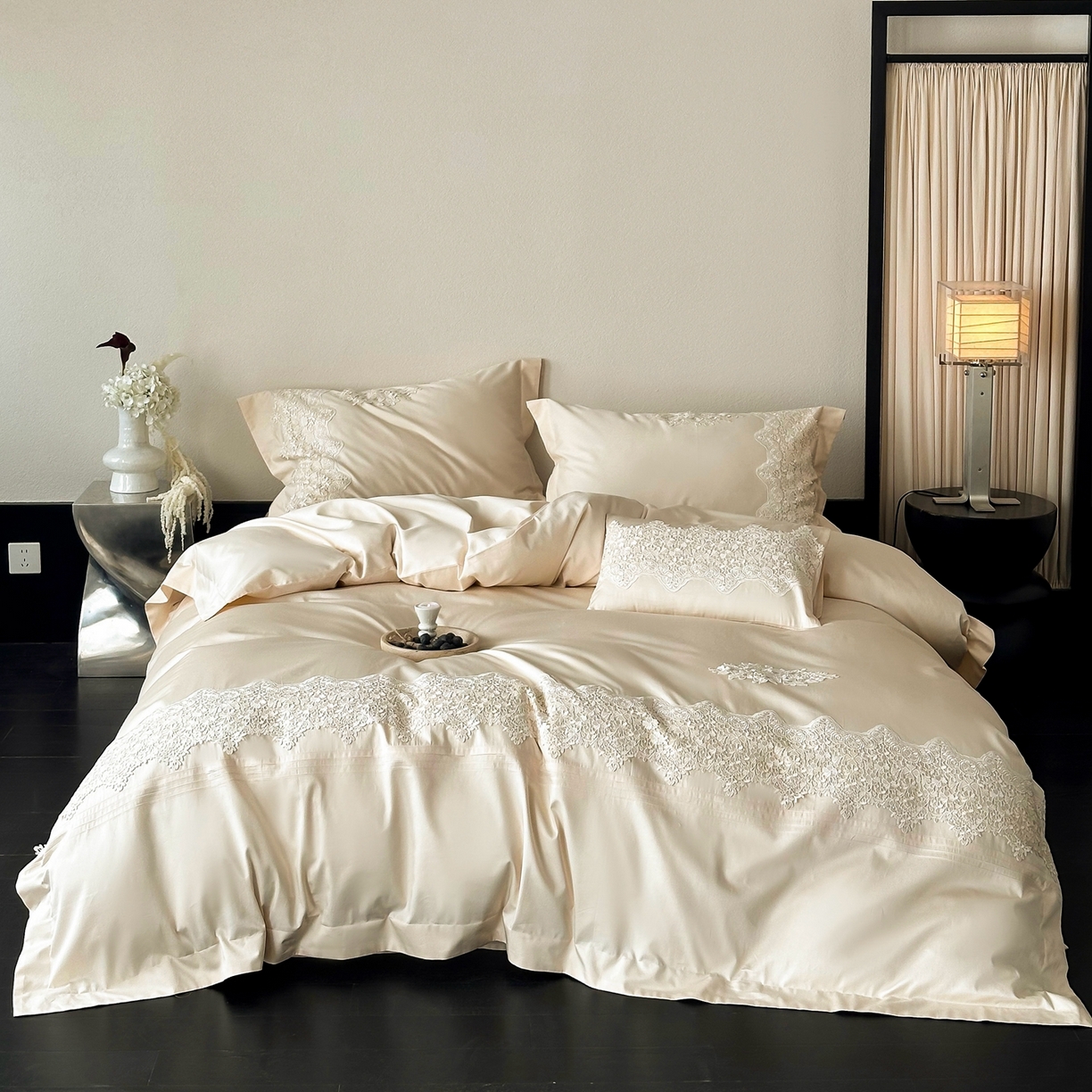 （总）满座家居 2026新款50双股长绒棉纯棉四件套-漫语