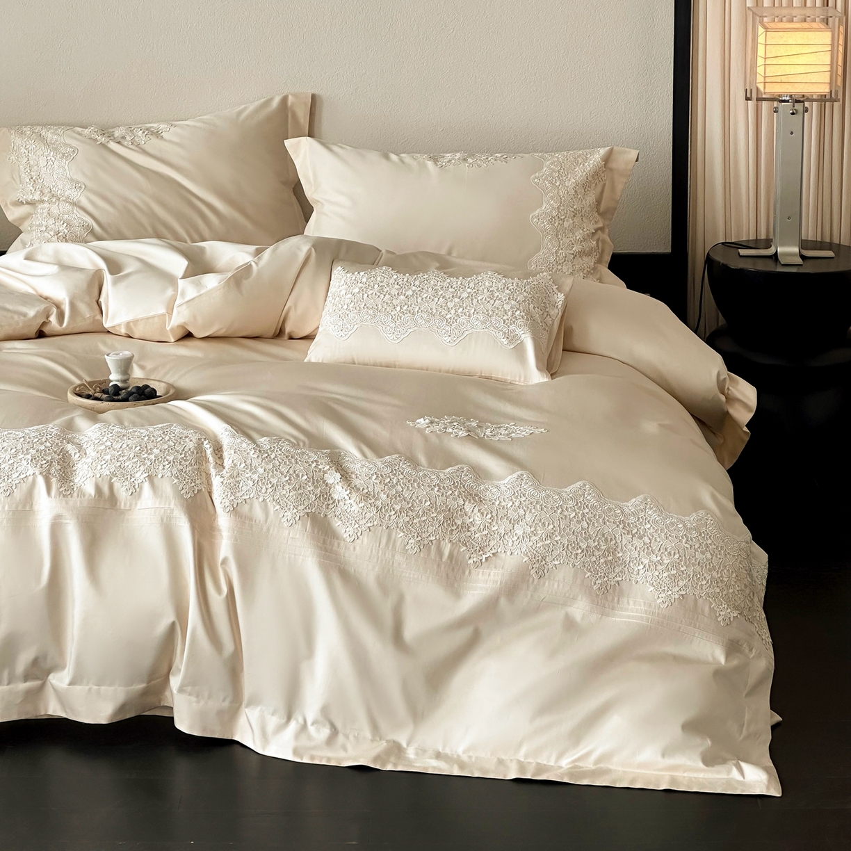 91家纺网 家纺一手货源 找家纺 （总）满座家居 2026新款50双股长绒棉纯棉四件套-漫语