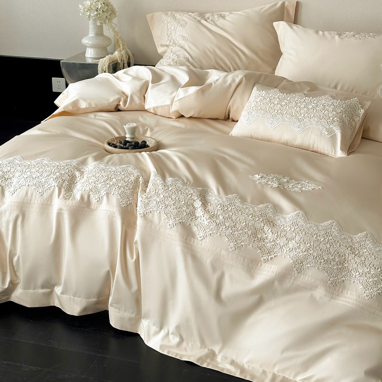 91家纺网 家纺一手货源 找家纺 （总）满座家居 2026新款50双股长绒棉纯棉四件套-漫语