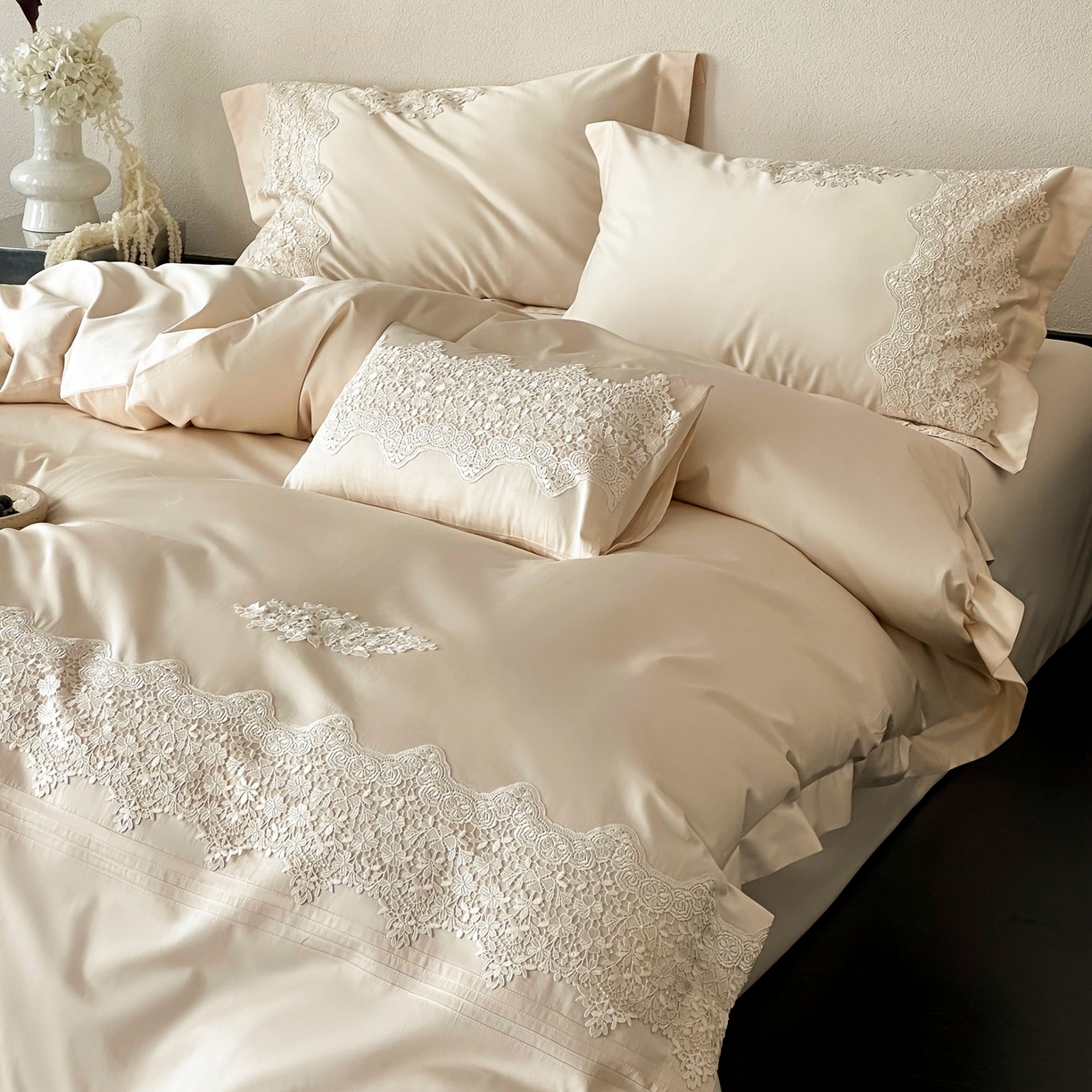 91家纺网 家纺一手货源 找家纺 （总）满座家居 2026新款50双股长绒棉纯棉四件套-漫语