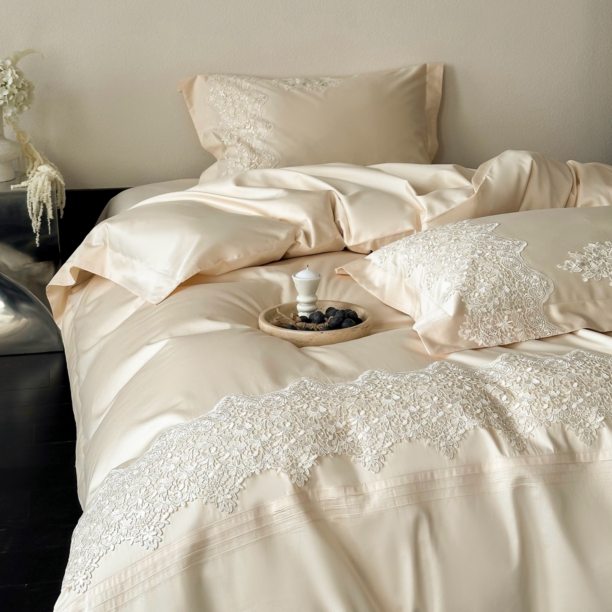 91家纺网 家纺一手货源 找家纺 （总）满座家居 2026新款50双股长绒棉纯棉四件套-漫语