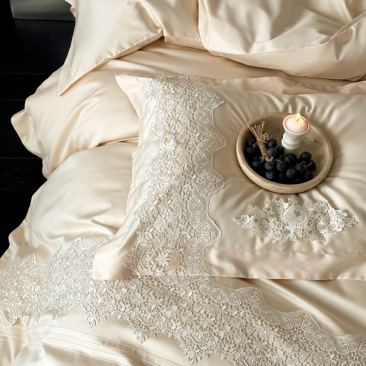 91家纺网 家纺一手货源 找家纺 （总）满座家居 2026新款50双股长绒棉纯棉四件套-漫语