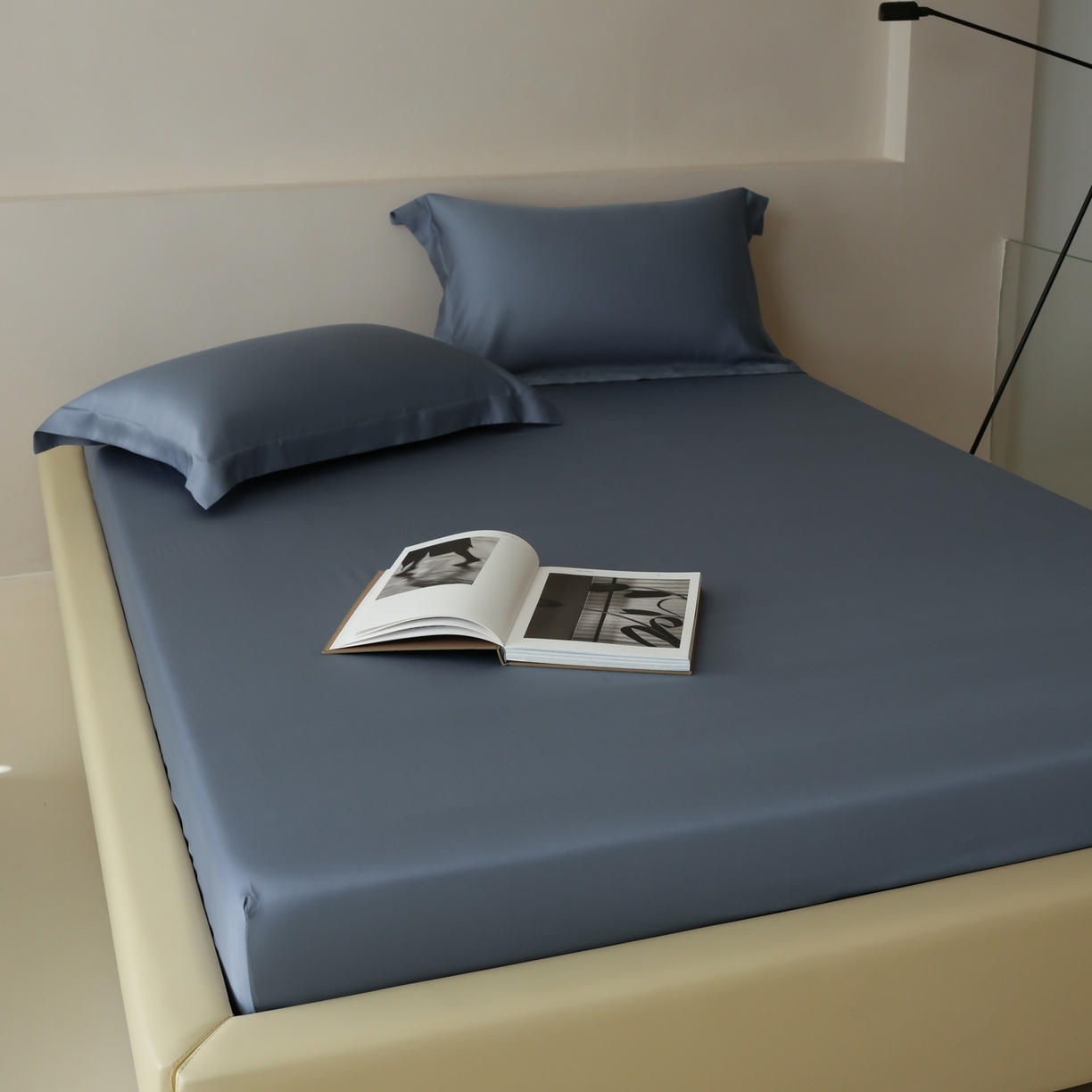 91家纺网 家纺一手货源 找家纺 （总）简纯主义 2026新款100S超细旦进口兰精天丝单床笠床笠单件