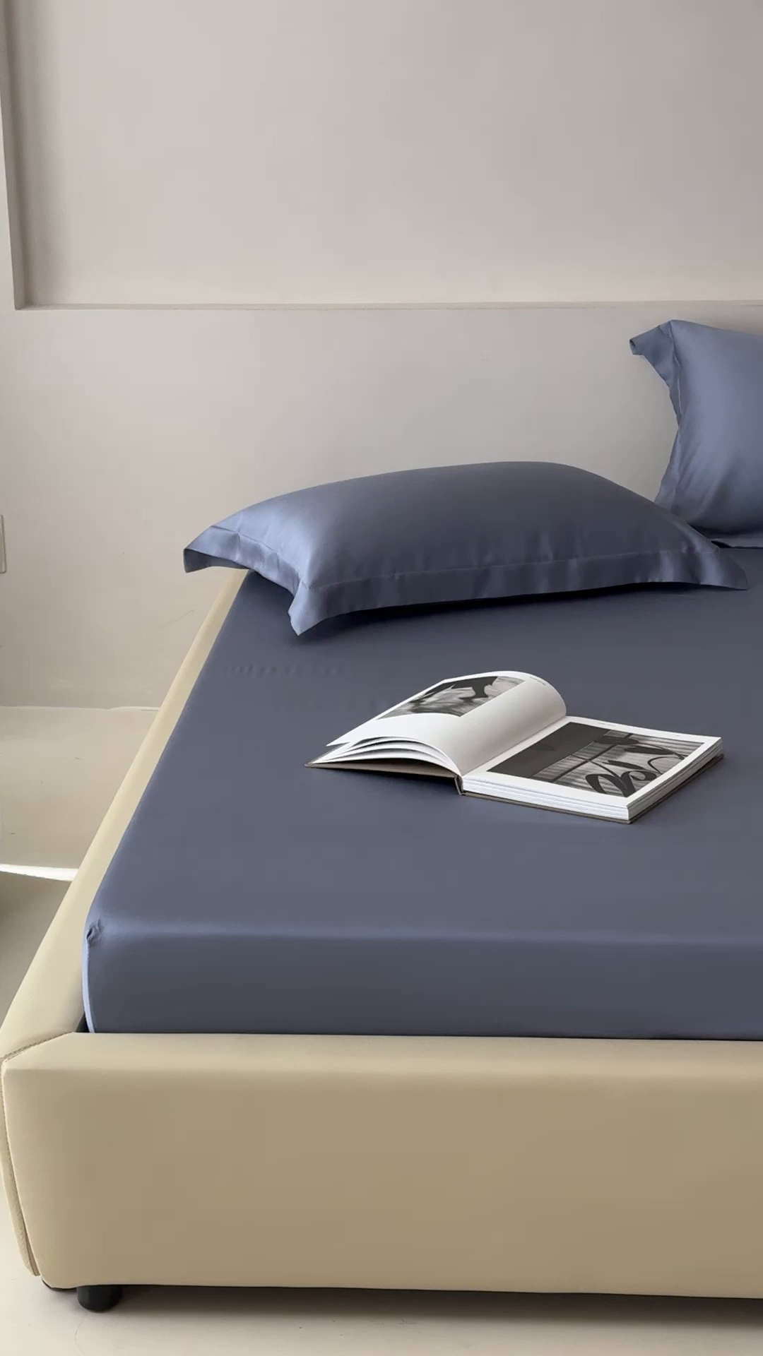 91家纺网 家纺一手货源 找家纺 简纯主义 2026新款100S超细旦进口兰精天丝单床笠床笠单件 太妃灰