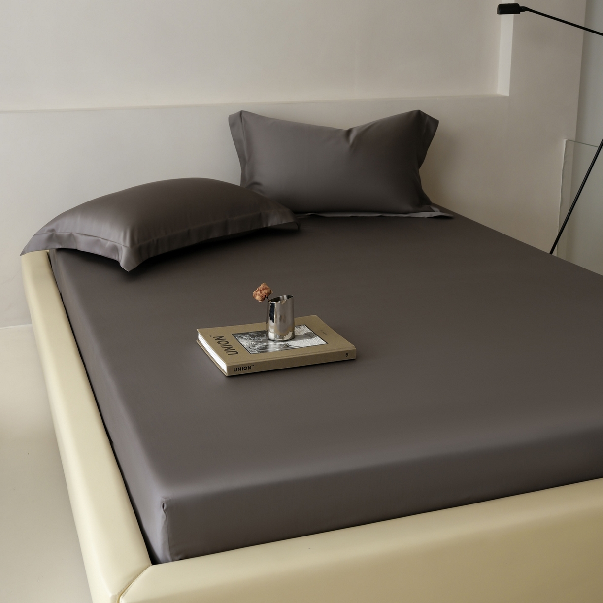 简纯主义 2026新款100S超细旦进口兰精天丝单床笠床笠单件 雾迷