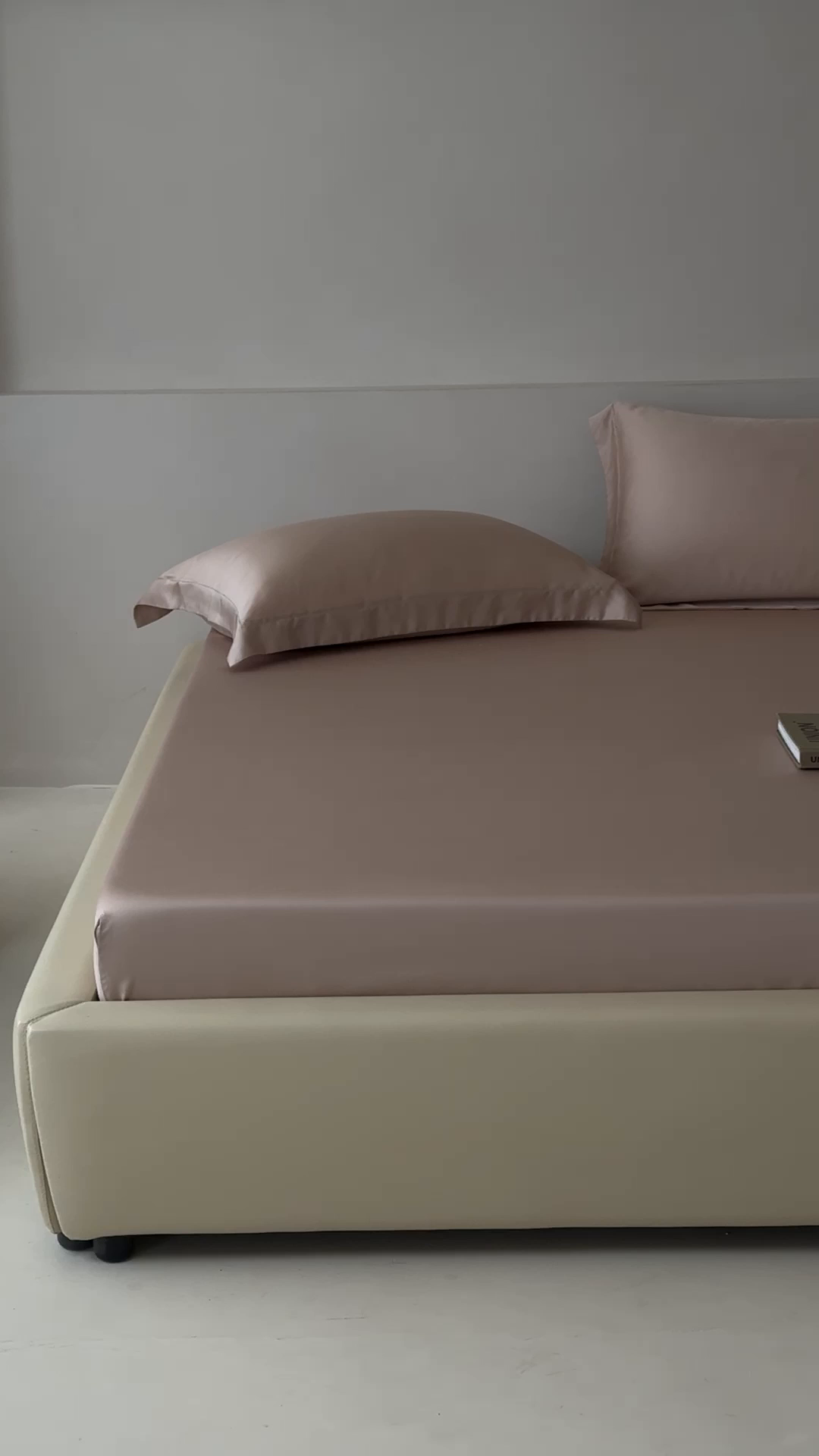 91家纺网 家纺一手货源 找家纺 简纯主义 2026新款100S超细旦进口兰精天丝单床笠床笠单件 新雅棕