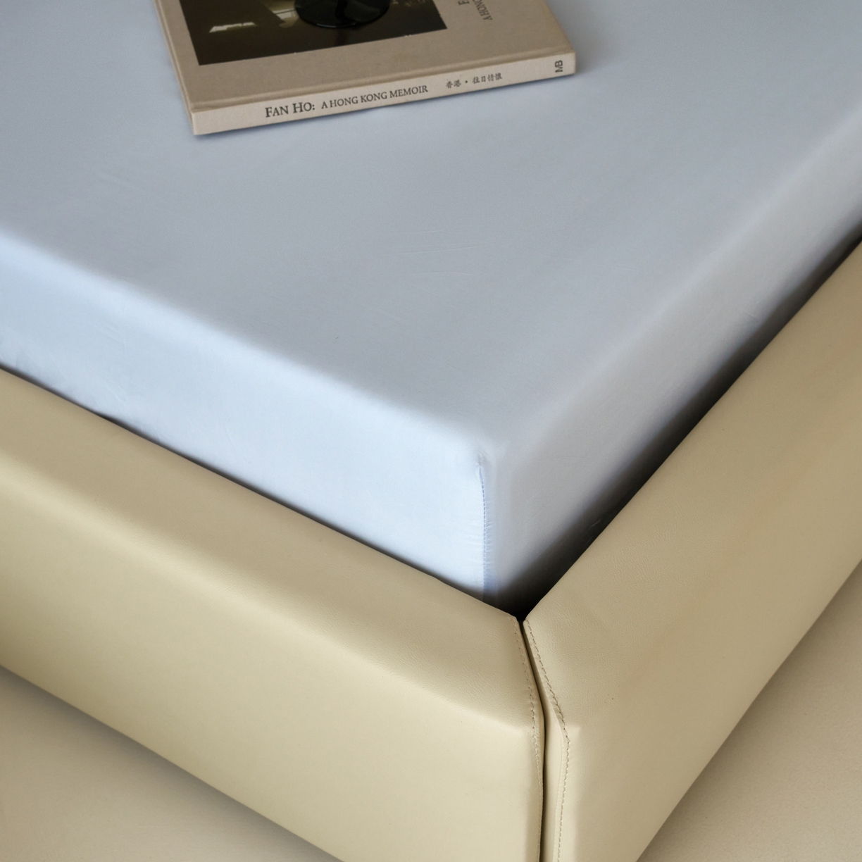 91家纺网 家纺一手货源 找家纺 简纯主义 2026新款100S超细旦进口兰精天丝单床笠床笠单件 云醉了