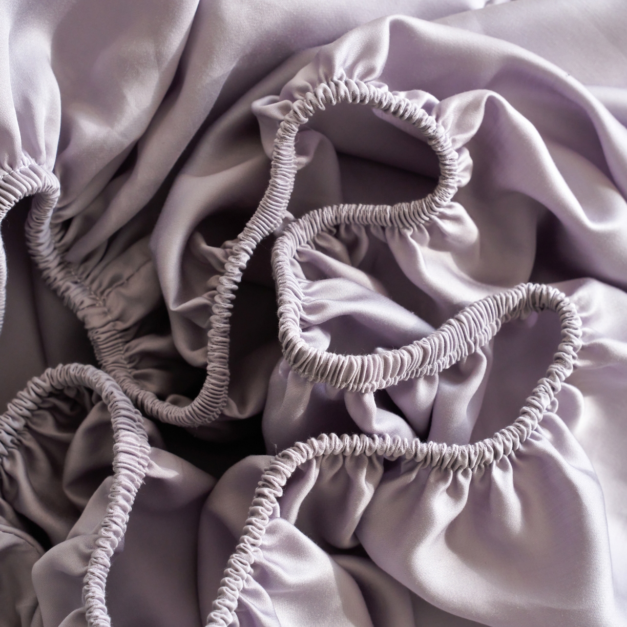 91家纺网 家纺一手货源 找家纺 简纯主义 2026新款100S超细旦进口兰精天丝单床笠床笠单件 紫砂灰