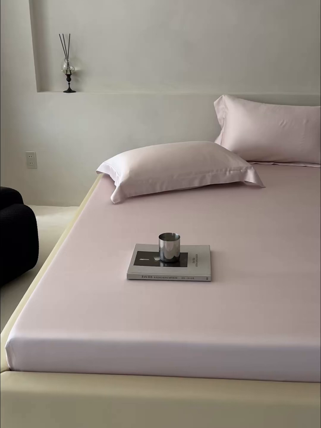 91家纺网 家纺一手货源 找家纺 简纯主义 2026新款100S超细旦进口兰精天丝单床笠床笠单件 紫砂灰