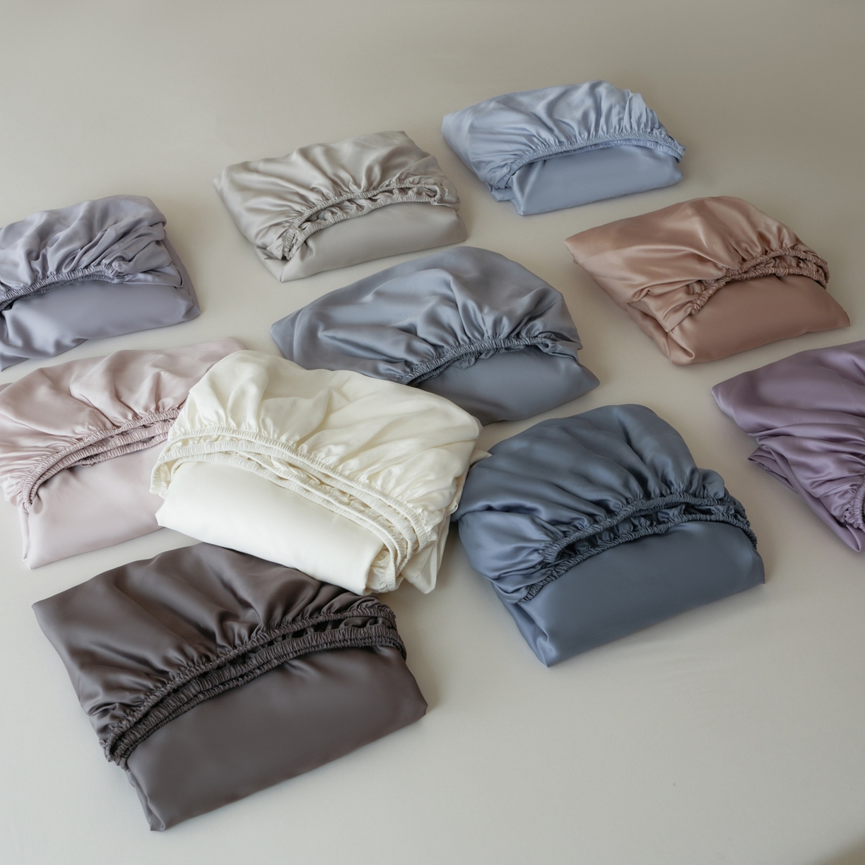 简纯主义 2026新款100S超细旦进口兰精天丝单床笠床笠单件 组合图仅供展示-不可下单