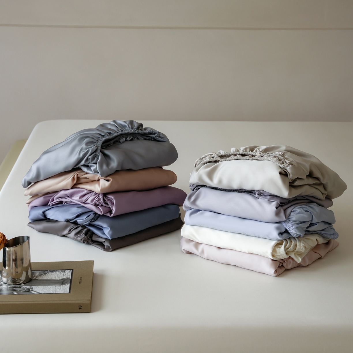 91家纺网 家纺一手货源 找家纺 简纯主义 2026新款100S超细旦进口兰精天丝单床笠床笠单件 组合图仅供展示-不可下单