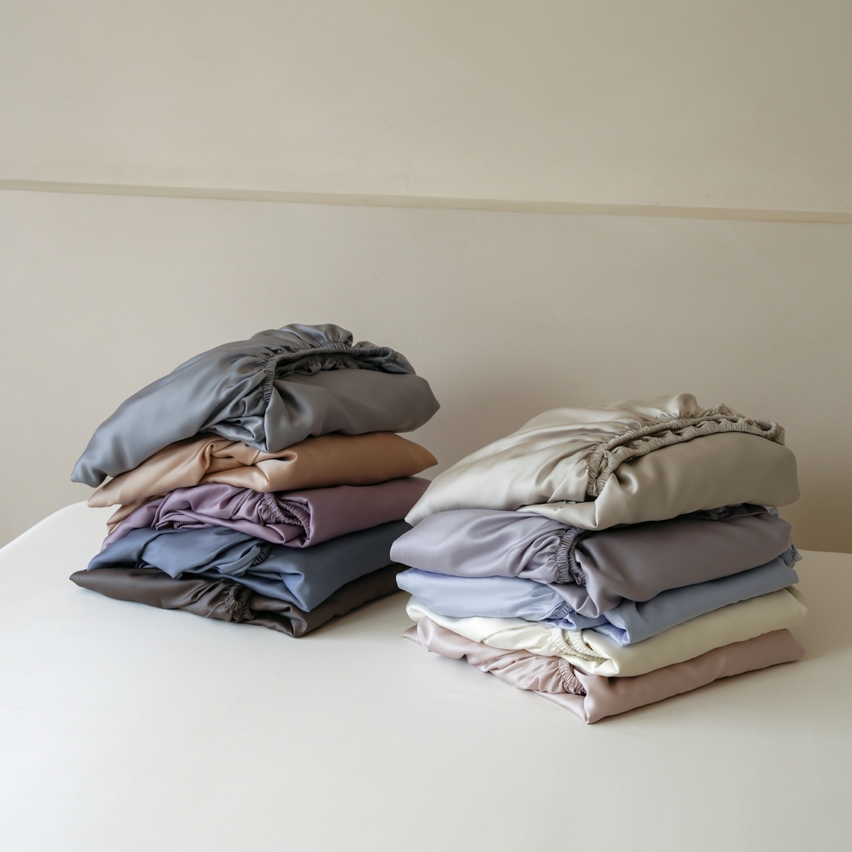 91家纺网 家纺一手货源 找家纺 简纯主义 2026新款100S超细旦进口兰精天丝单床笠床笠单件 组合图仅供展示-不可下单