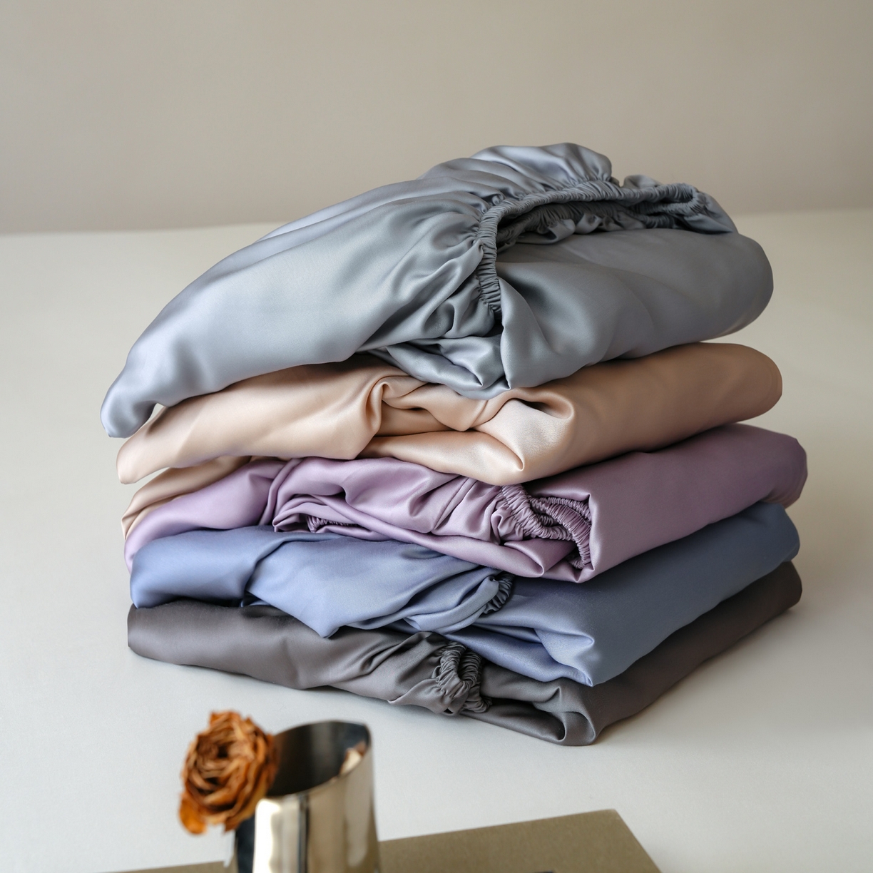 91家纺网 家纺一手货源 找家纺 简纯主义 2026新款100S超细旦进口兰精天丝单床笠床笠单件 组合图仅供展示-不可下单