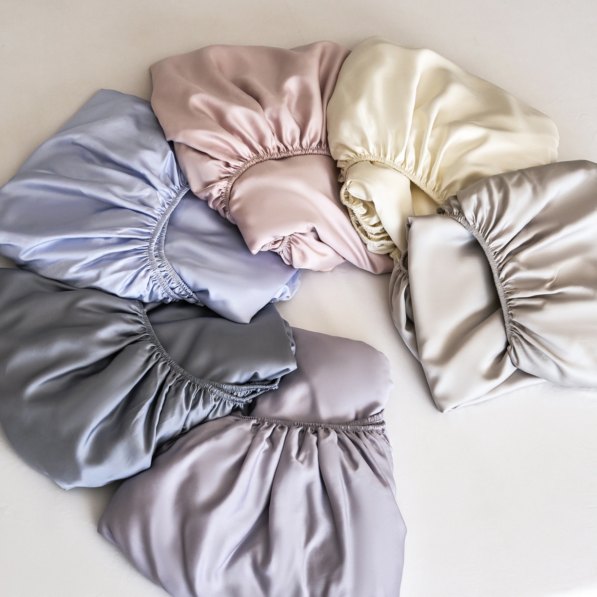 91家纺网 家纺一手货源 找家纺 简纯主义 2026新款100S超细旦进口兰精天丝单床笠床笠单件 组合图仅供展示-不可下单