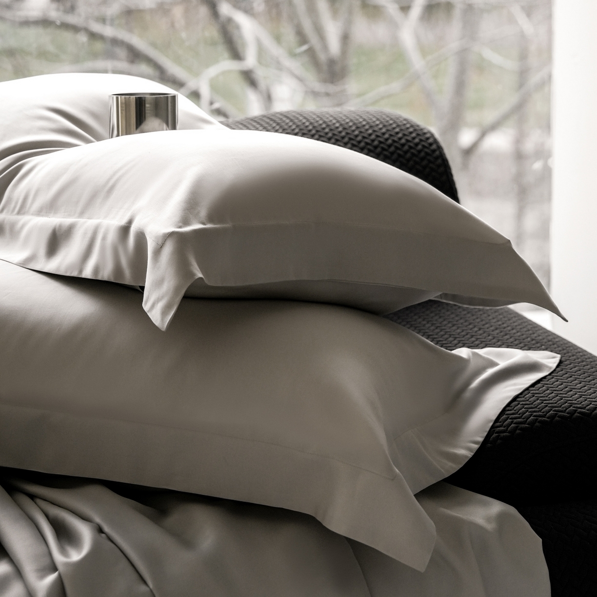 91家纺网 家纺一手货源 找家纺 （总）简纯主义 2026新款100S超细旦进口兰精天丝单枕套枕套单件