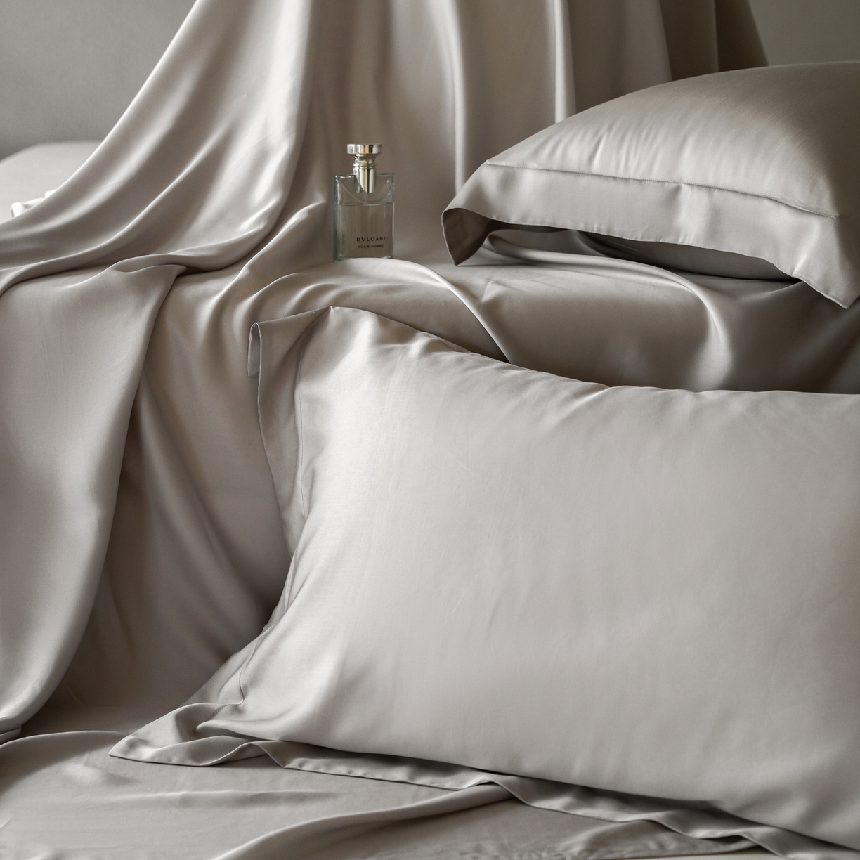 91家纺网 家纺一手货源 找家纺 （总）简纯主义 2026新款100S超细旦进口兰精天丝单枕套枕套单件