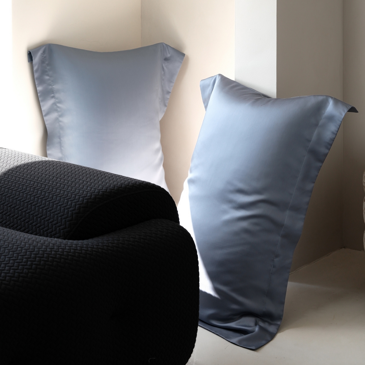 91家纺网 家纺一手货源 找家纺 简纯主义 2026新款100S超细旦进口兰精天丝单枕套枕套单件 太妃灰