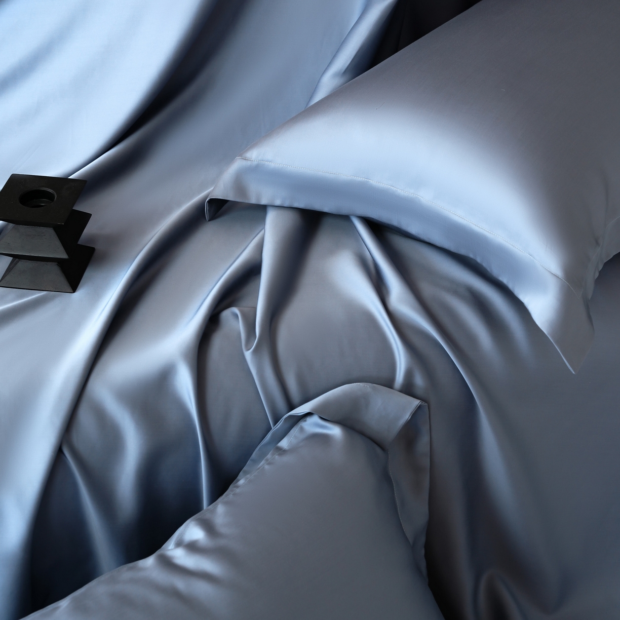 91家纺网 家纺一手货源 找家纺 简纯主义 2026新款100S超细旦进口兰精天丝单枕套枕套单件 太妃灰