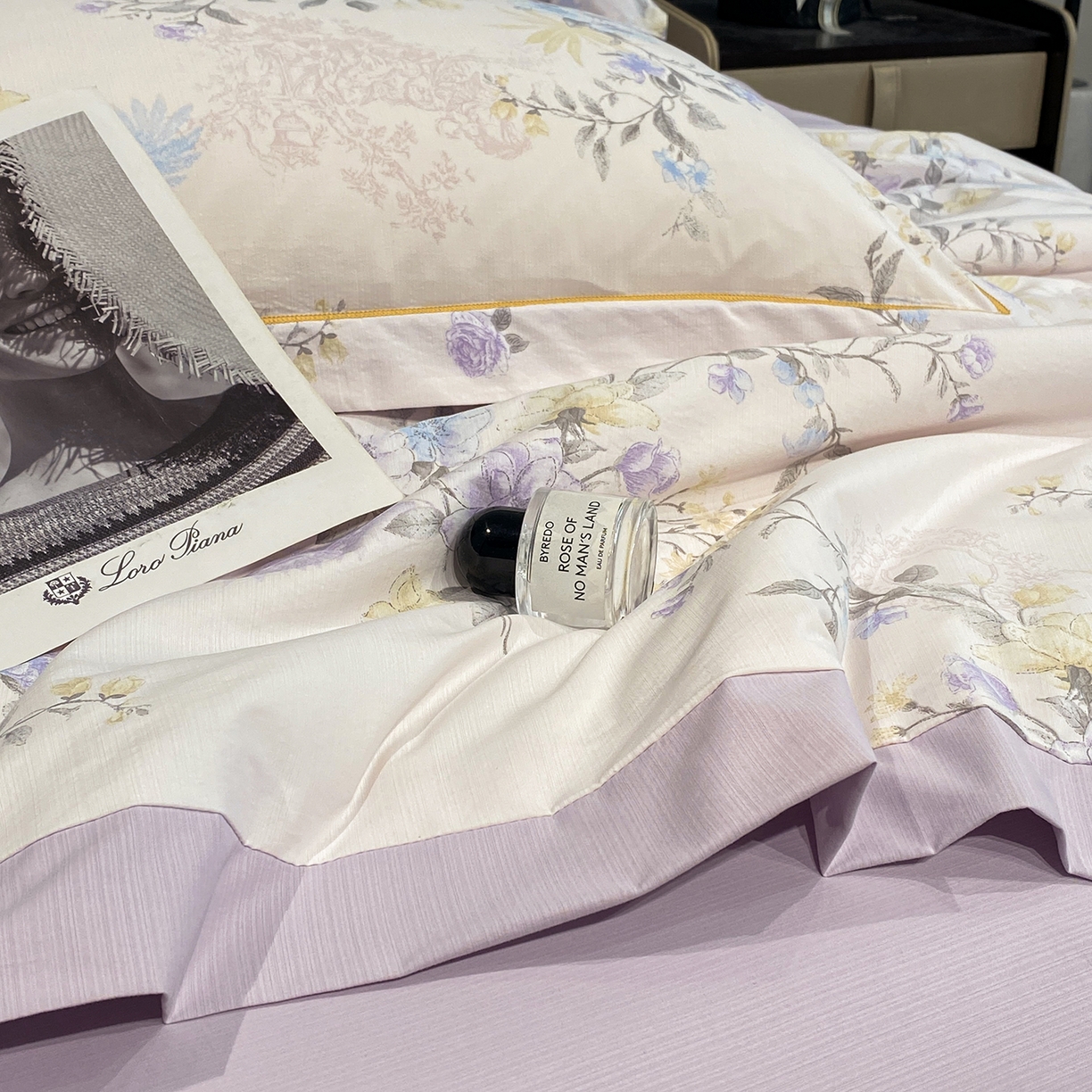 91家纺网 家纺一手货源 找家纺 佳品居 2026新款凉感天丝棉印花系列水洗真丝夏被四件套 华尔兹