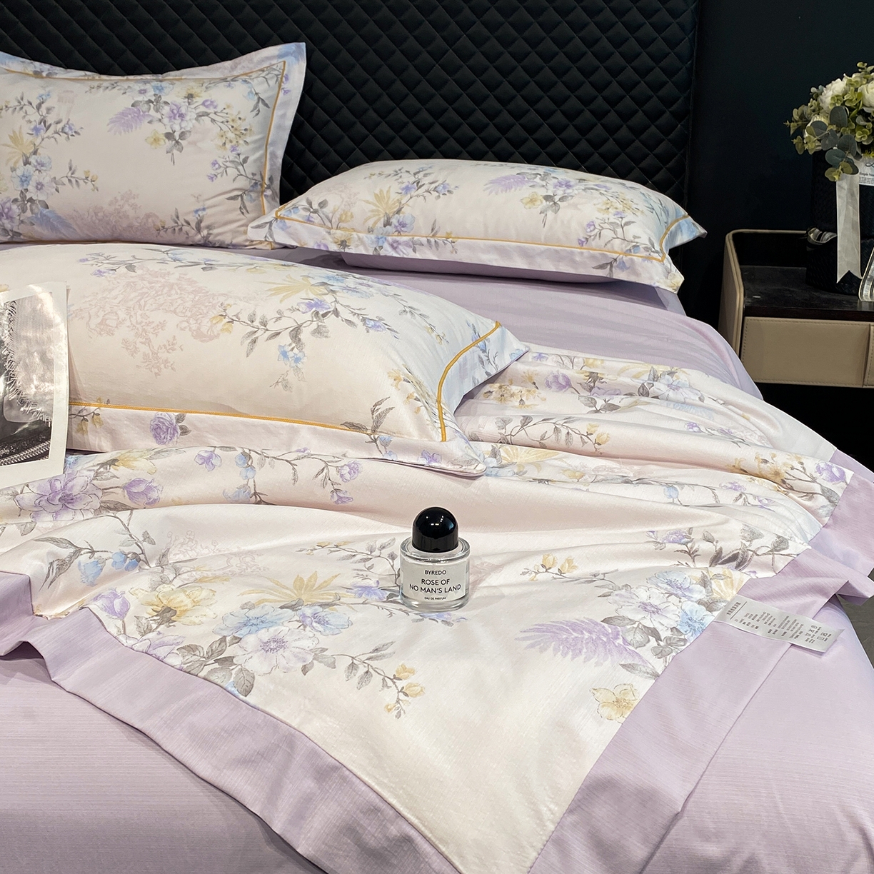 91家纺网 家纺一手货源 找家纺 佳品居 2026新款凉感天丝棉印花系列水洗真丝夏被四件套 华尔兹