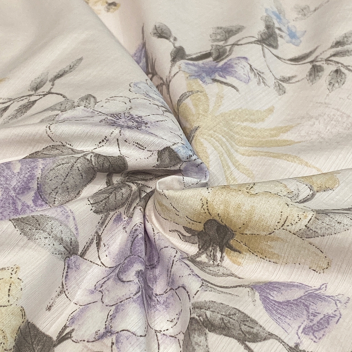 91家纺网 家纺一手货源 找家纺 佳品居 2026新款凉感天丝棉印花系列水洗真丝夏被四件套 华尔兹