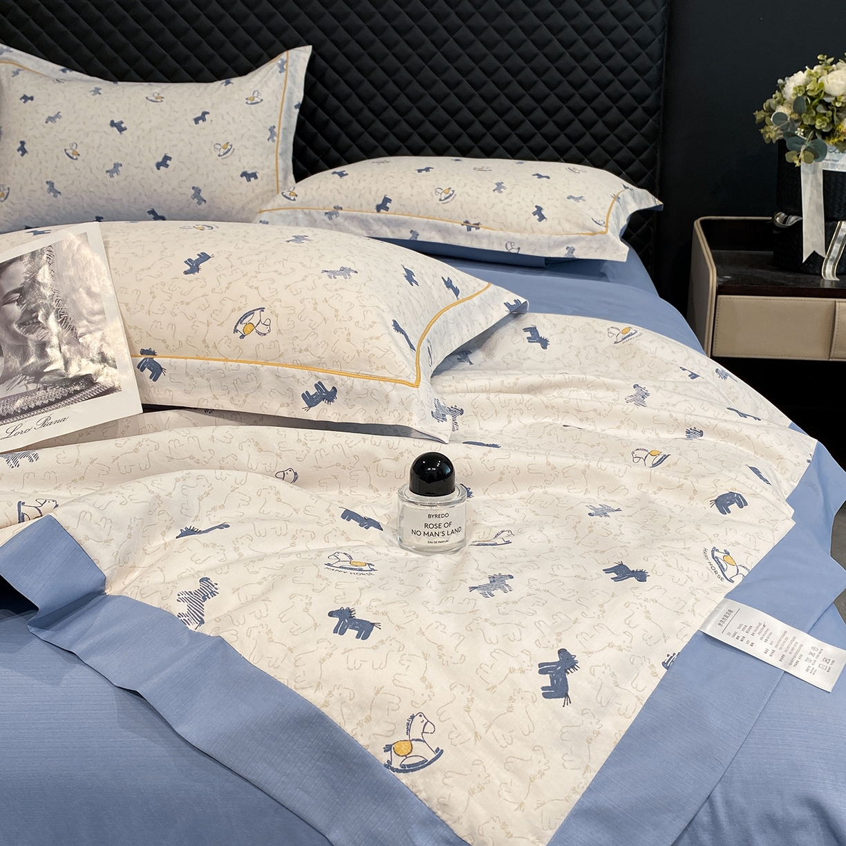 91家纺网 家纺一手货源 找家纺 佳品居 2026新款凉感天丝棉印花系列水洗真丝夏被四件套 马上有钱