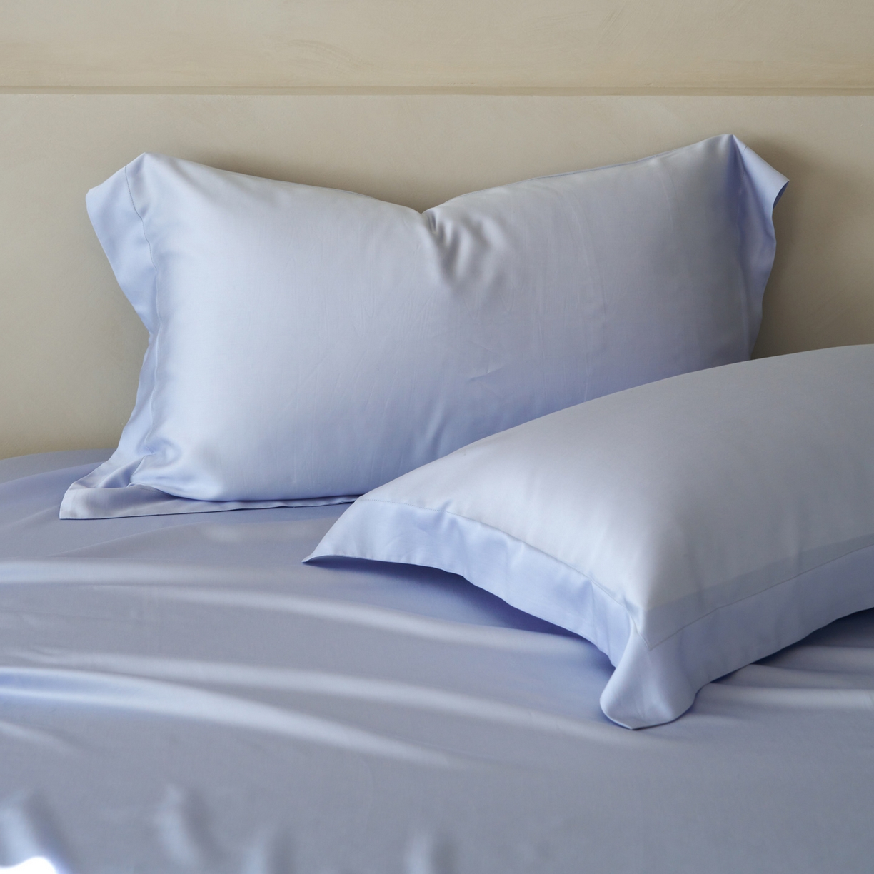 91家纺网 家纺一手货源 找家纺 简纯主义 2026新款100S超细旦进口兰精天丝单枕套枕套单件 云醉了