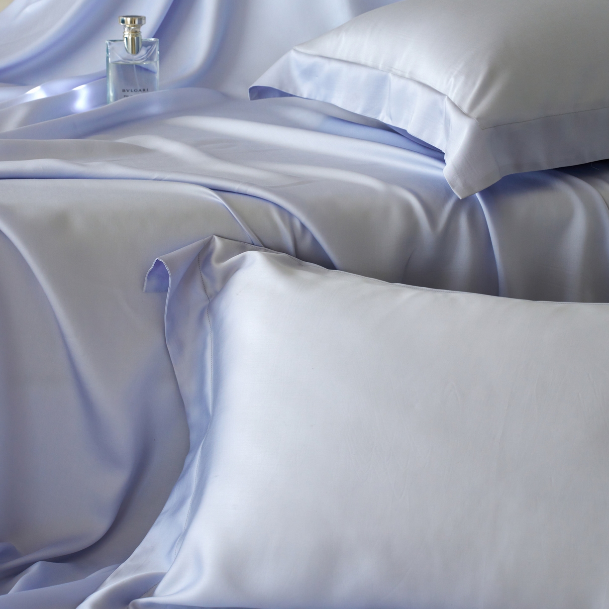 91家纺网 家纺一手货源 找家纺 简纯主义 2026新款100S超细旦进口兰精天丝单枕套枕套单件 云醉了