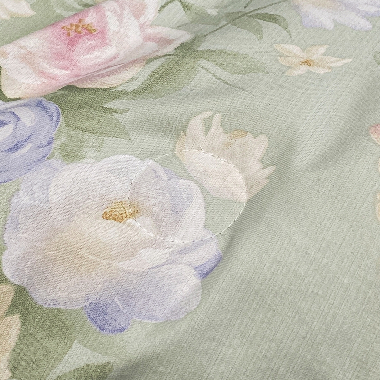 91家纺网 家纺一手货源 找家纺 佳品居 2026新款凉感天丝棉印花系列水洗真丝夏被四件套 莫奈花园-绿