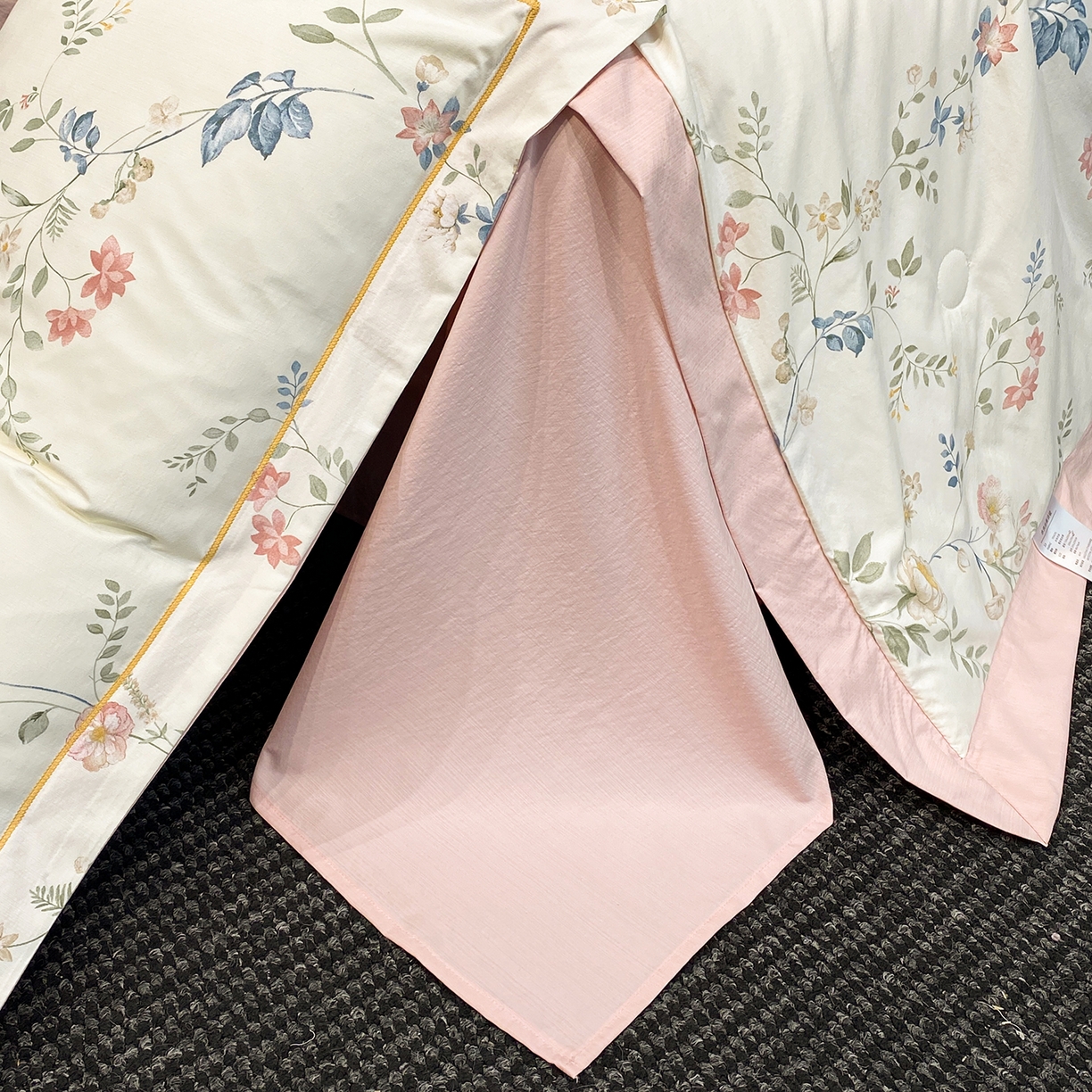 91家纺网 家纺一手货源 找家纺 佳品居 2026新款凉感天丝棉印花系列水洗真丝夏被四件套 未央