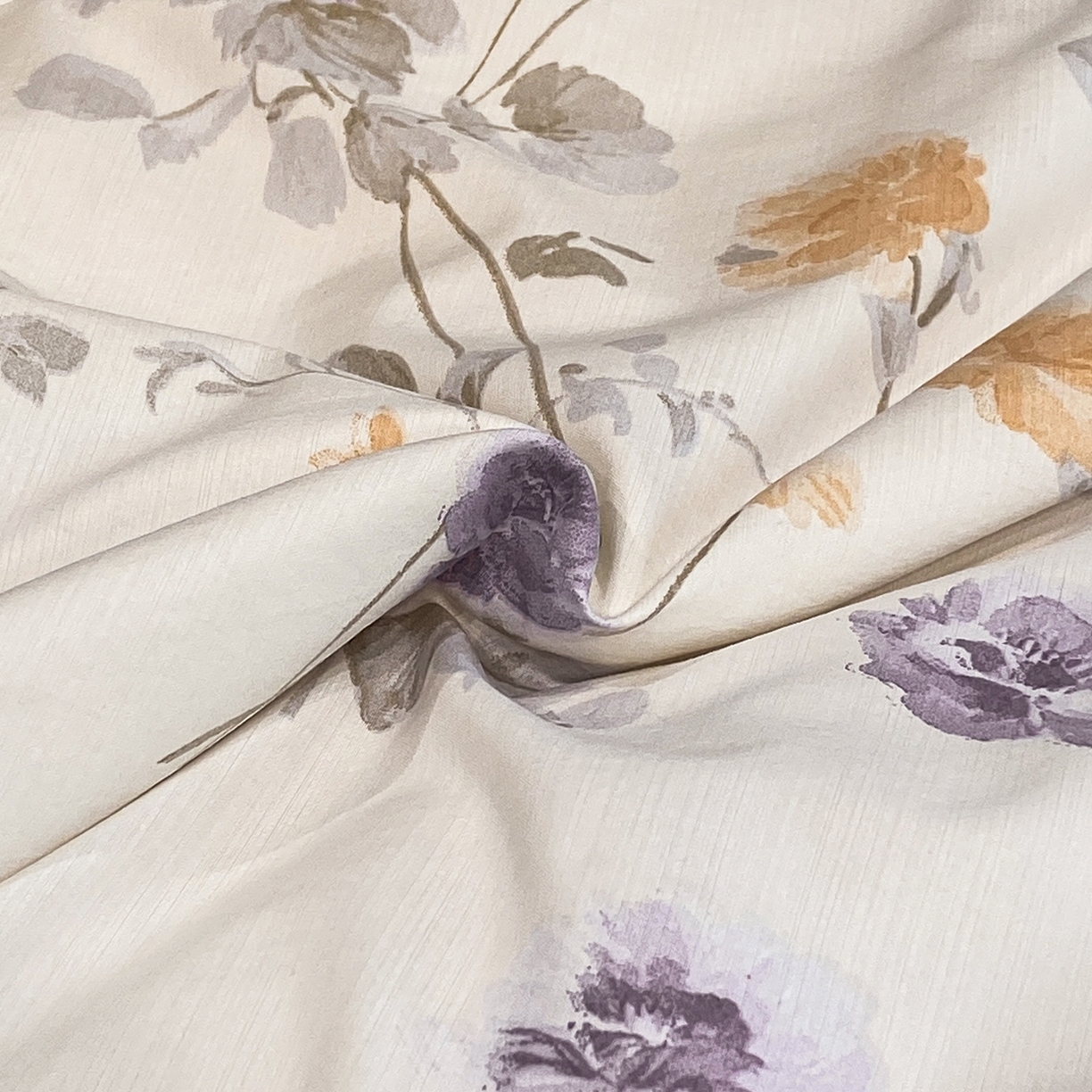 91家纺网 家纺一手货源 找家纺 佳品居 2026新款凉感天丝棉印花系列水洗真丝夏被四件套 雅枝