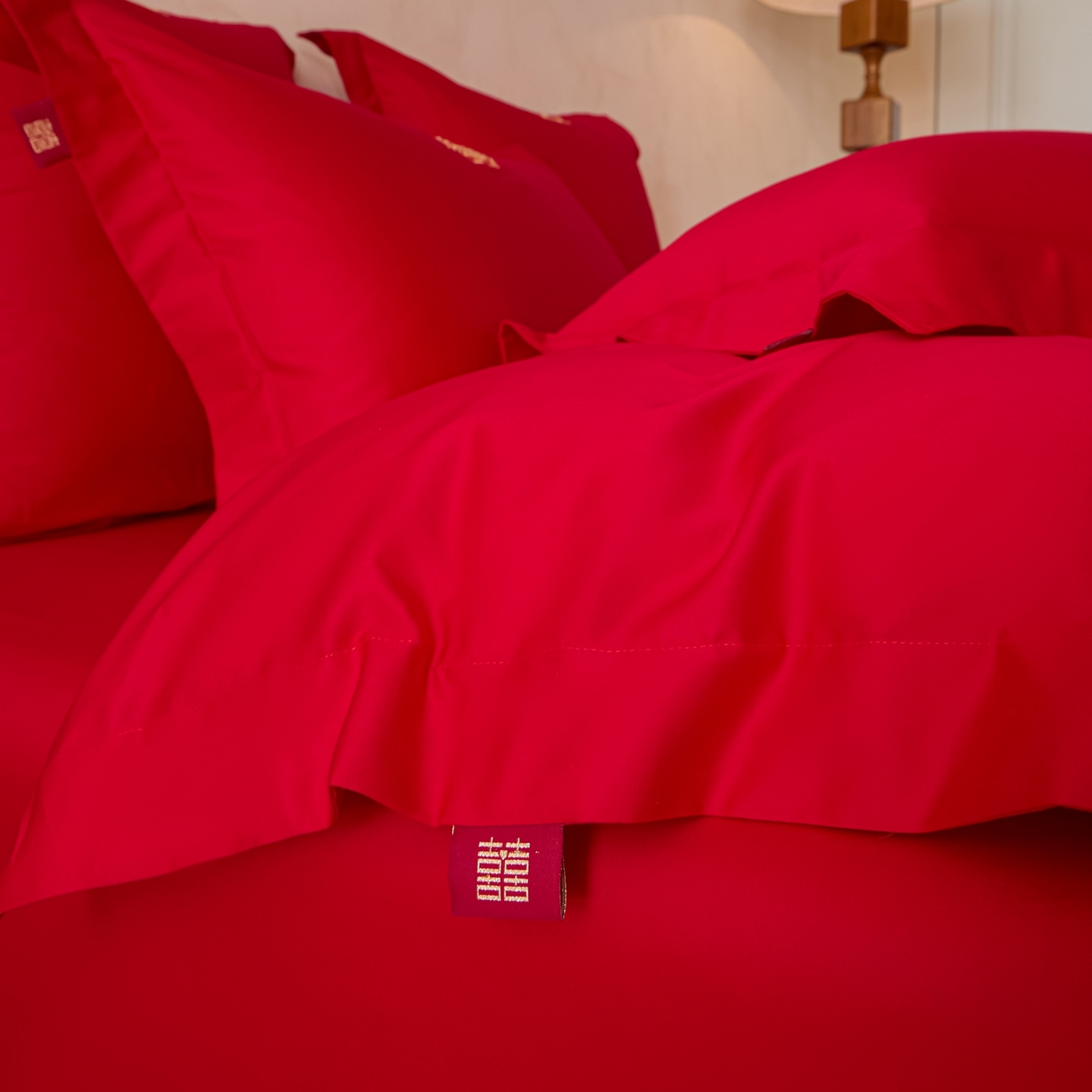 91家纺网 家纺一手货源 找家纺 东方合美（原：皇家传奇） 2026新款长绒棉轻奢婚庆四件套 两小无猜