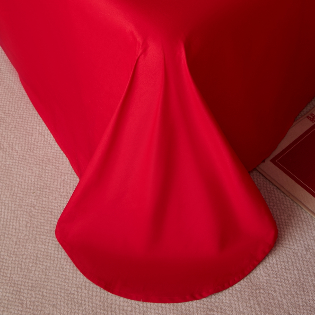 91家纺网 家纺一手货源 找家纺 东方合美（原：皇家传奇） 2026新款长绒棉轻奢婚庆四件套 花开并蒂