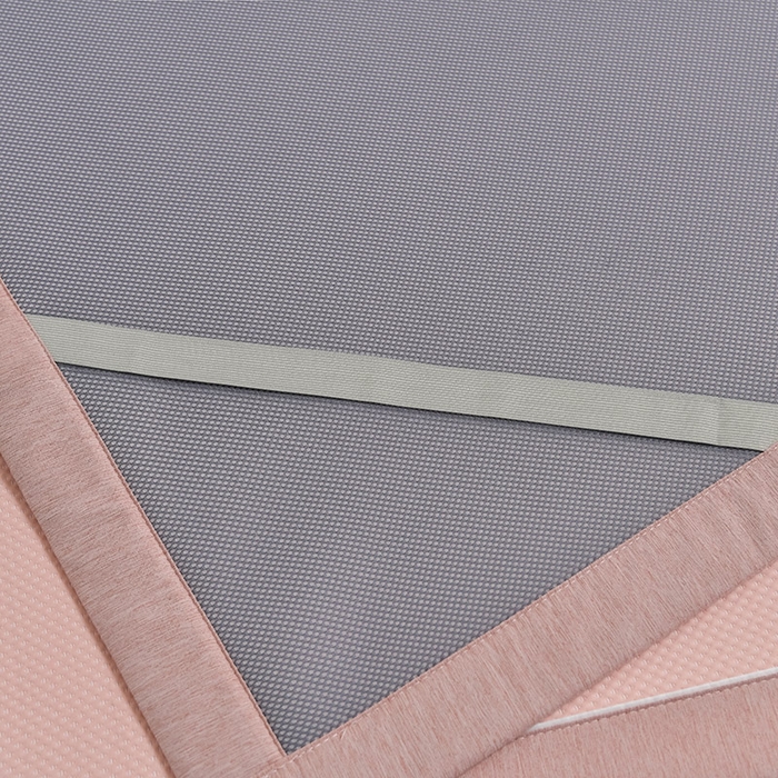 91家纺网 家纺一手货源 找家纺 小牛席业 2026新款迪恩冷感豆豆席凉席席子系列 迪恩冷感豆豆席-粉色