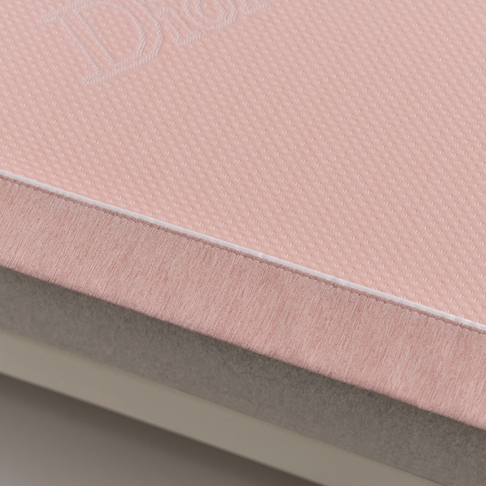 91家纺网 家纺一手货源 找家纺 小牛席业 2026新款迪恩冷感豆豆席凉席席子系列 迪恩冷感豆豆席-粉色