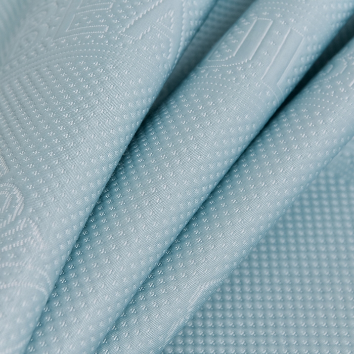 91家纺网 家纺一手货源 找家纺 小牛席业 2026新款迪恩冷感豆豆席凉席席子系列 迪恩冷感豆豆席-蓝色