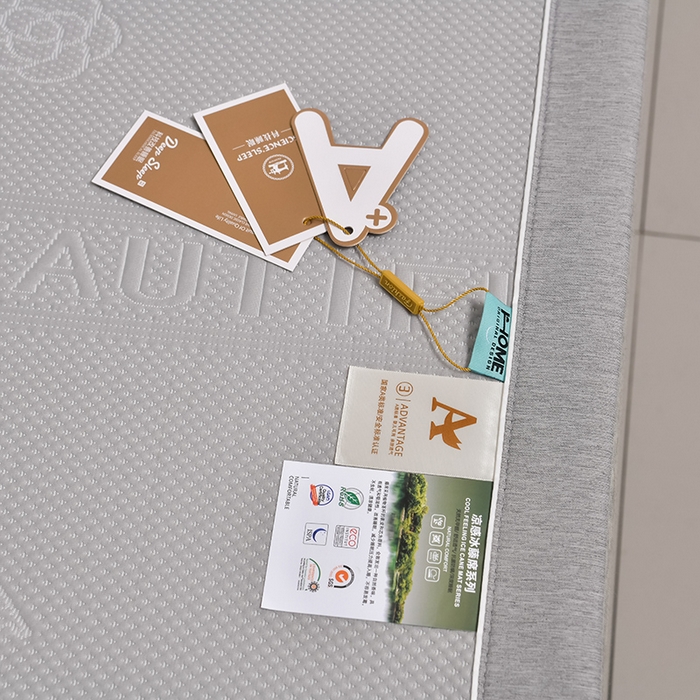 91家纺网 家纺一手货源 找家纺 小牛席业 2026新款迪恩冷感豆豆席凉席席子系列 迪恩冷感豆豆席-灰色