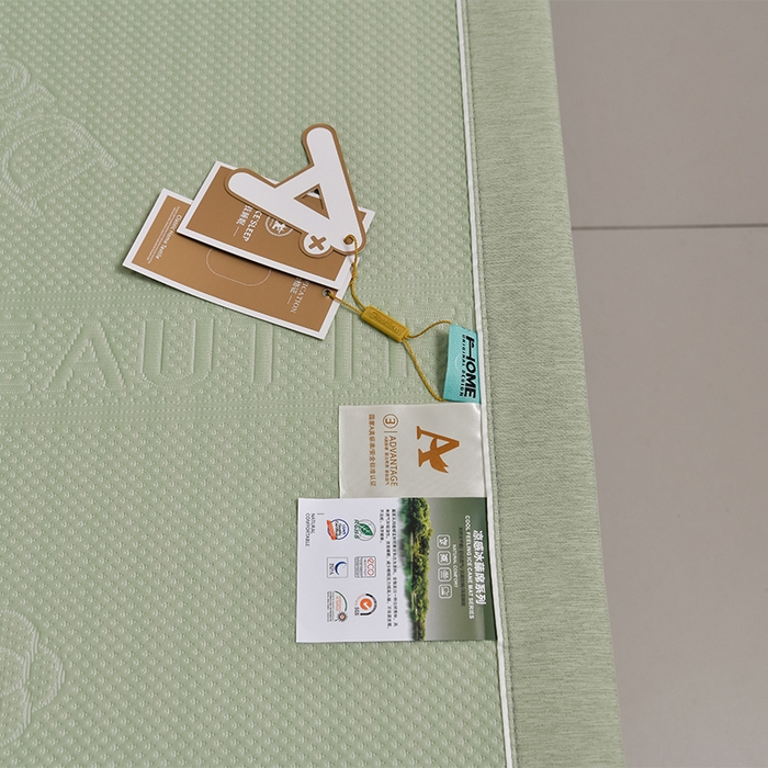 91家纺网 家纺一手货源 找家纺 小牛席业 2026新款迪恩冷感豆豆席凉席席子系列 迪恩冷感豆豆席-绿色